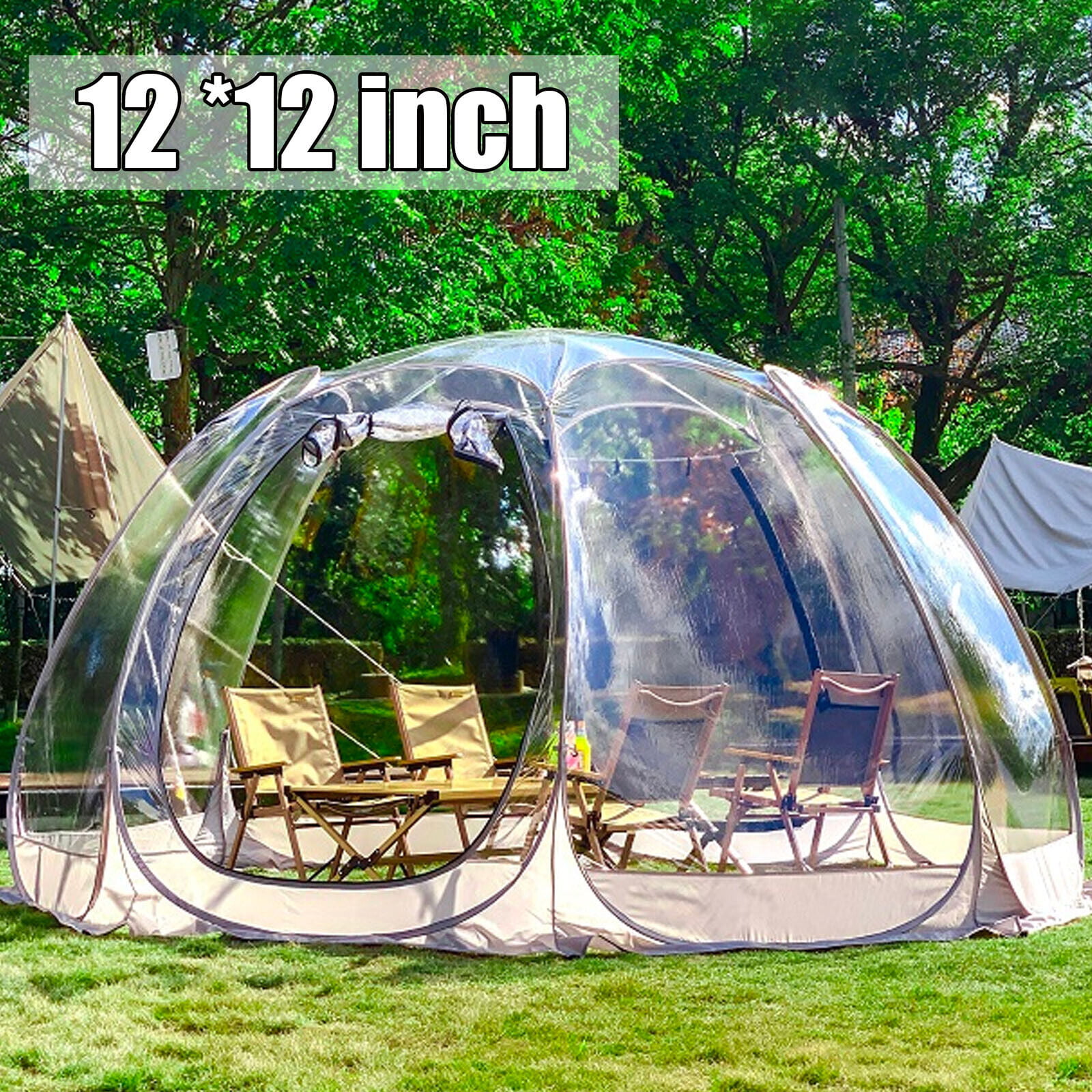 China Outdoor Camping Transparent Bubble House 5M Hot Yoga Clear
