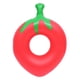 thumbnail image 1 of KAKOWELY Anillo de natación inflable con diseño de fresa, suministros para piscinas infantiles, 1 of 5