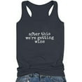 thumbnail image 4 of Ichuanyi Womens Tops Summer Women's Drinking Tank Tops Adult Girls Summer Beach Funny Graphic Racerback Tanks Vest Sayings Blouse, 4 of 6