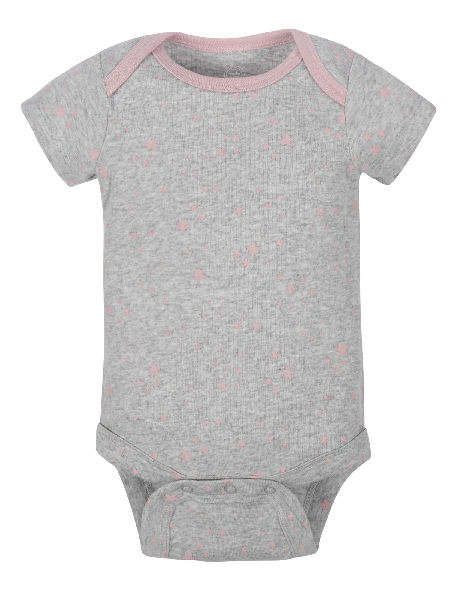Wonder Nation Baby Unisex Short Sleeve Bodysuit and Pants Gift Set, 6-Piece, Sizes 0M-24M