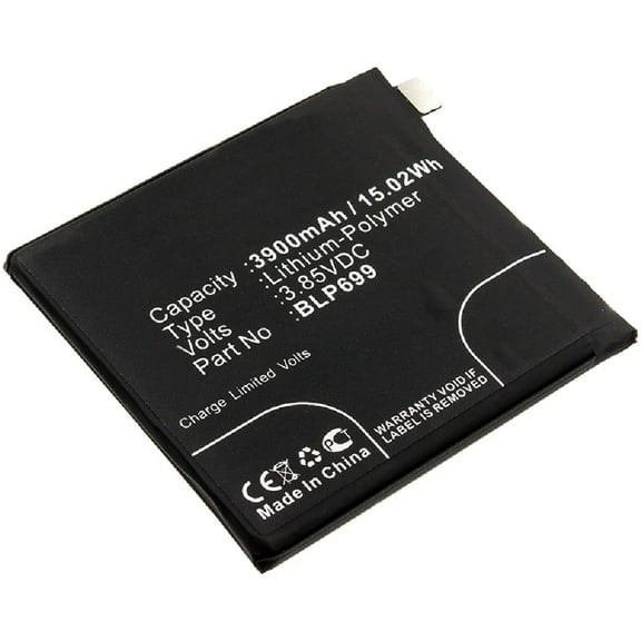 Batteries N Accessories BNA-WB-P8372 Cell Phone Battery - Li-Pol, 3.85V, 3900mAh, Ultra High Capacity Battery - Replacement for Oneplus BLP699 Battery