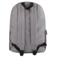thumbnail image 5 of 17”L Multi Pocket Dual Zipper Backpack with 2 Front Zippered Accessory Pockets and Large Main Compartment for Work, School, Travel and Commute in Charcoal and Gray, 5 of 6