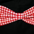 thumbnail image 4 of Delantal Warkul con lazo para mujer, con bolsillo, estampado a cuadros, ajustable, con cordones, ideal para la cocina, regalo para el Día de la Madre, 4 of 5