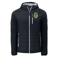 thumbnail image 2 of Men's Cutter & Buck Black Nashville SC Rainier PrimaLoft- Eco Raglan Full-Zip Hoodie Hybrid Jacket, 2 of 3