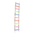 thumbnail image 3 of Escalera de pájaros de madera, puente de escalada de loros, soporte de madera de instalación simple, juguete para masticar loros, soporte de percha nudos helados Fernando Escalera para pájaros, 3 of 8