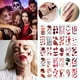 thumbnail image 1 of Pegatinas de tatuaje, tatuaje temporal para hombres, mujeres y adultos, pegatinas de Halloween para la boca, pegatinas de terror para labios, pegatinas de maquillaje, suministros para fiestas, 30 pega, 1 of 5