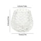 thumbnail image 3 of Vela de Cristal con Forma de Piña, Accesorio Romántico para Cenas a La Luz de Las Velas, Soporte para Velas de Incienso, Taza Vacía, Iluminación Del Hogar, Decoración de Ambientes., 3 of 6