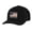 Black/Black, variant on Men's Make America Great Again Donald Trump Embroidered American Flag Trucker Hat, Black/White