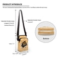 thumbnail image 5 of HELLHERO (Bag Only) Adjustable Crossbody Bag Polyester, Trendy Sling Bag, Leopard Star Pattern, 5 of 6