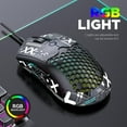 thumbnail image 2 of ZIYOU LANG M5 RGB Lightweight Wired Gaming Mouse with 12000 DPI 6 Buttons,65G,Ultralight  Cable,Pixart 3325  Gamer Mice(Black), 2 of 7