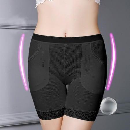 GZWYHT Boy Shorts Underwear Clearance Boxer Briefs Lace Shorts Underwear Yoga Shorts Stretch Leggings Undershorts For Women Girls Boyshorts Panties Boxer Shorts Womens Shorts Black XL