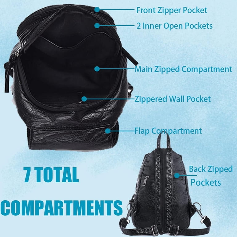 Mini Backpack for Women Light Weight Small Waterproof  display picture 1