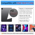 thumbnail image 2 of Keyboard Case for iPad Air 11 inch (M3 2025 /M2 2024) & iPad Pro 11 inch (4th/3rd/2nd/1st), Magic Keyboard Case for 10.9” iPad Air 4th/5th Gen，Multi-Touch Trackpad 7 Colors Backlight (White), 2 of 9