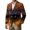 Yellow, variant on Mens Halloween Corduroy Blazer Jacket Three Button Corduroy Blazer Halloween Full Printed Long Sleeve Holiday Outerwear
