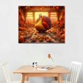 thumbnail image 2 of General Watercolor Thanksgiving Print 20x16in Canvas Wall Art Picture White, 2 of 3
