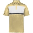 thumbnail image 5 of Holloway Sportswear L Prism Bold Polo Vegas Gold/White 222576, 5 of 5