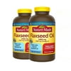 Nature Made Organic Flaxseed Oil 1400 mg - Omega-3-6-9 for Heart Health - 300 Softgels(Pack of 2)