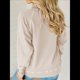 thumbnail image 4 of Sudadera Informal de Larga con Cuello Redondo para Mujer, Sudadera Holgada Albaricoque L, 4 of 8