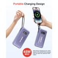 thumbnail image 3 of GOOLOO G7 3000A Jump Starter with Built-in Cable, Portable Power Bank for 45W Fast Charging, 12V SuperSafe Battery Booster up to 8.5L Gas or 6.0L Diesel Engine, 3 of 8