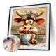 thumbnail image 5 of Kit Pintura Por Números Sobre Lienzo Arte Al Óleo Artesanal Imagen Vaca Pared Del 30x30cm, 5 of 8