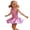 Red, variant on Landzoo One And Shine Girls Off Shoulder Party Dress With Sequin Details For Beautiful Cozy Girl's Dress 2-3 Years