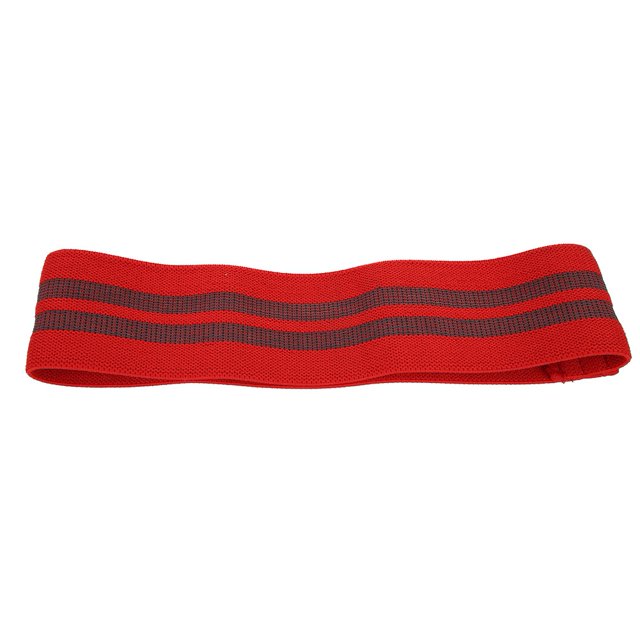Bandas de ejercicio de cadera de resistencia elástica para entrenamiento de yoga muslos piernas fitness (rojo S)