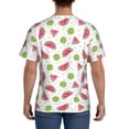 thumbnail image 2 of Naloa Watermelon And Kiwi Men's T-Shirt Sport T-shirt Men's Basic Tee Casual Men's Shirt, Round Neck, Short Sleeves - Medium, 2 of 5