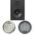 thumbnail image 2 of SDFGTstore 1Pair Auto Speaker Cover Car Audio Subwoofer Grille Black Decorative Circle Grille Protect Loudspeaker Protective Black, 2 of 9