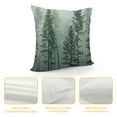 thumbnail image 4 of GOSMITH Pillow Cases Forest Green Summer Woods Evergreen Coniferous Trees Home Decorative Pillowcase Standard Pattern Throw Pillow Covers, 4 of 5