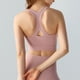 thumbnail image 3 of Camiseta deportiva sin mangas color piel para mujer, de una pieza, transpirable, para primavera y verano, para yoga, con espalda en T, sujetador deportivo, 3 of 4
