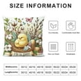 thumbnail image 5 of Leisuo is Risen Throw Pillow Covers Pillow Case Spring Farmhouse Holiday Seasonal Cushion Case for Sofa Couch, 5 of 5