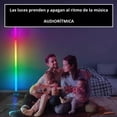 thumbnail image 4 of 2 Pack Lamparas de piso RGB 1.5m Modos de Luz, Audio Rítmica Control Remoto, 4 of 5