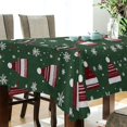 thumbnail image 5 of Yayeee Tablecloths 54" x 54" Rectangle Wrinkle Resistant Party Table Cover, Christmas Hats, 5 of 8