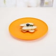 thumbnail image 2 of Assiette ronde en polypropylène orange Mainstays 1 pièce, 2 of 5