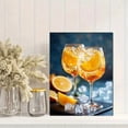 thumbnail image 2 of Aperol Spritz Cocktail Canvas Print Wall Art for Home Bar Kitchen Restaurant Cafe Apartment Decor, 2 of 8