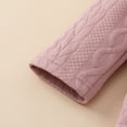 thumbnail image 3 of Baby Clothing Sets Girls Hooded Long Sleeve Romper and Pants Outfit Pink 0-3 Months, 3 of 8