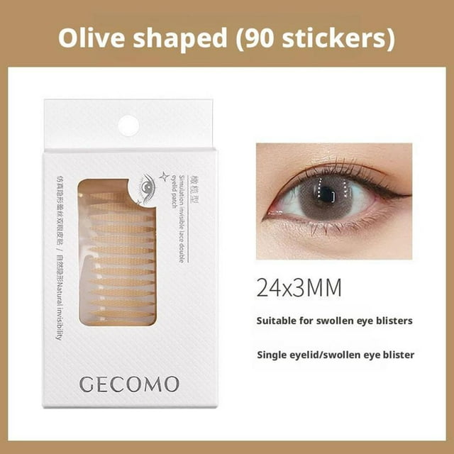 Patch Adhésif Imperméable Invisible Double Paupière Autocollant pour les Yeux Maquillage U