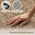 thumbnail image 6 of ODIKA Faded Boho Central Emblem Interlocking Motifs Decorative Throw for Master Suite, California King, Under Bed, Foldable Easy Care, 6 of 7