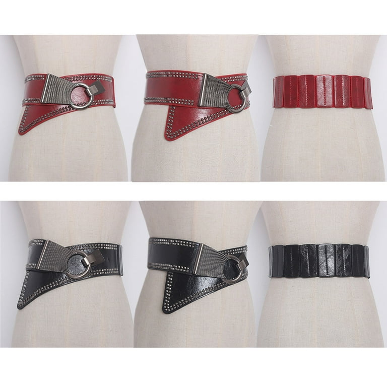 Wide Women Dress Belts Waist Elastic Stretchy Belt Fashion Cinch