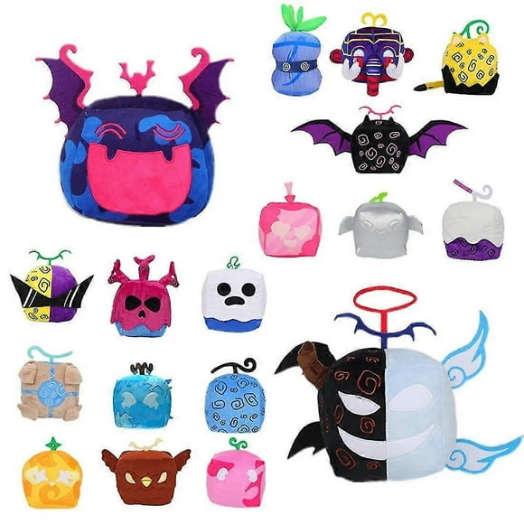 Blox Fruits Plush Toy Cartoon Adventure Game Soft Stuffed Christmas Gift
