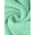 thumbnail image 5 of INSPIRE CHIC Womens Shower Towel Snaps Wearable Dress Terry Wrap Bathrobe Spa Towelling Cover Up Gym Shower Bath Robe M Mint Green, 5 of 6