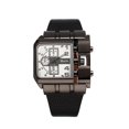 thumbnail image 1 of OULM Reloj de cuarzo de lujo para hombres Cuadrados con banda de cuero para hombre Reloj a Abanopi Mirar, 1 of 6