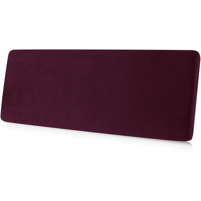 CHUN YI 1 Piece Cushion Cover Spandex Stretch Textured Grid Box Cushion Seat Slipcover