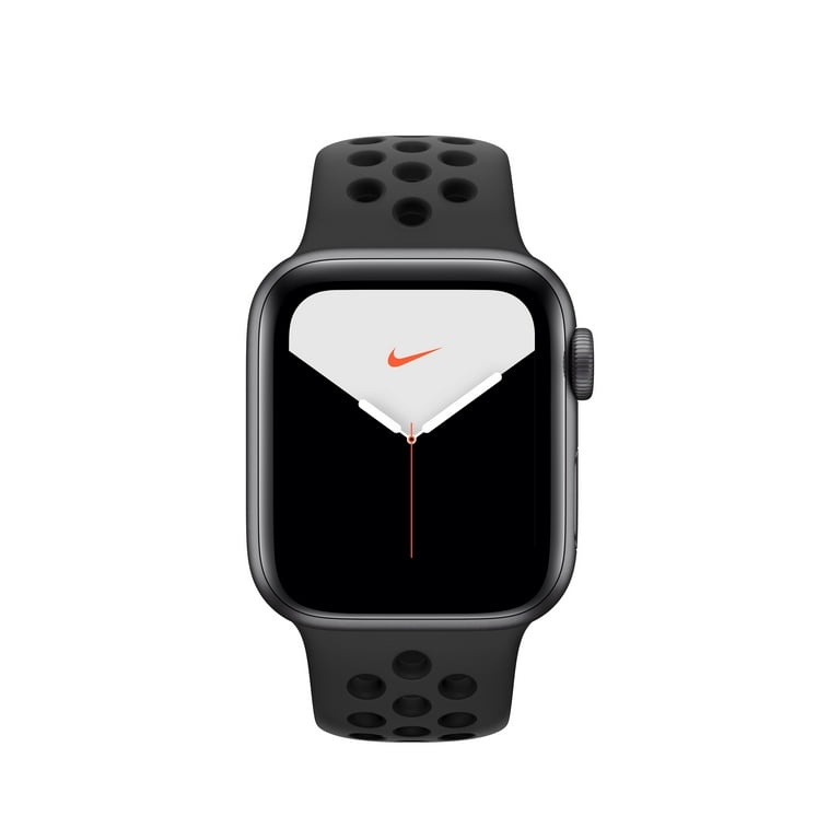 Apple Watch Nike Series 5 GPS + Cellular, 40mm Space Gray Aluminum Case  with Anthracite/Black Nike Sport Band - S/M & M/L