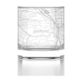 thumbnail image 1 of Vaso Rocks Well Told Mapa de Portland 325 ml Transparente, 1 of 5