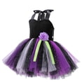 thumbnail image 4 of Costume d'Halloween pour Filles, Robe Tutu Princesse pour Enfants, Tenue de Jeu de Rôle Cosplay avec Bandeau, Robe de Fête Sans Manches pour Performance de Vacances, Cadeau d'Anniversaire, 4 of 8