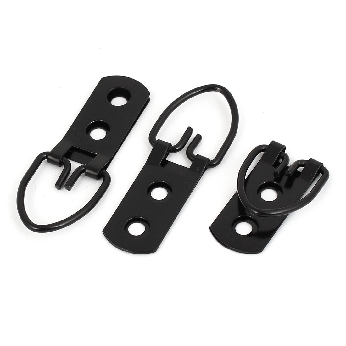 Uxcell 52mm x 20mm Metal Triangle DRings Picture Frame Hanger Hooks