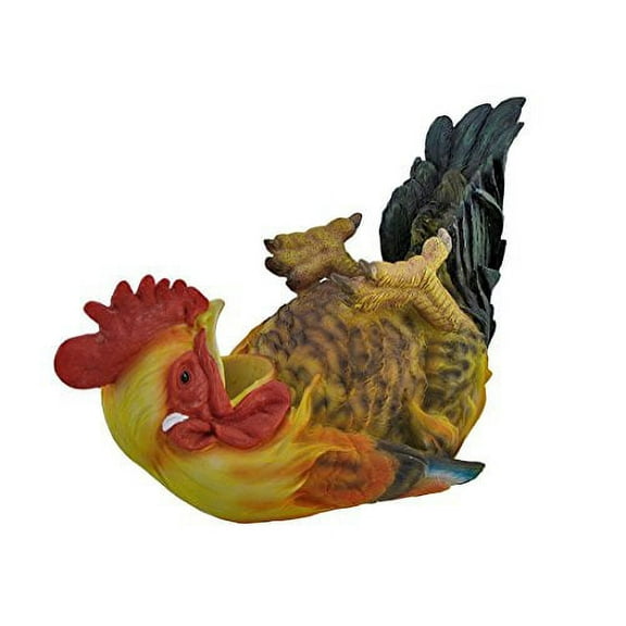 Country Rooster Single Wine Bottle Holder Kitchen Decor