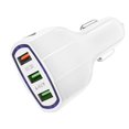thumbnail image 3 of 3.0 de coche rápido 3USB de coche compatible con salida blanco Cola Cargador triple de corriente USB para automóvil, 3 of 5