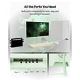 thumbnail image 2 of Pixio PX249 Wave Mint Green 24 inch 240Hz Refresh Rate FHD 1080p Resolution Fast IPS Panel 1ms GTG Response Time Built-in Speakers Gaming Monitor with Adaptive Sync, 2 of 7